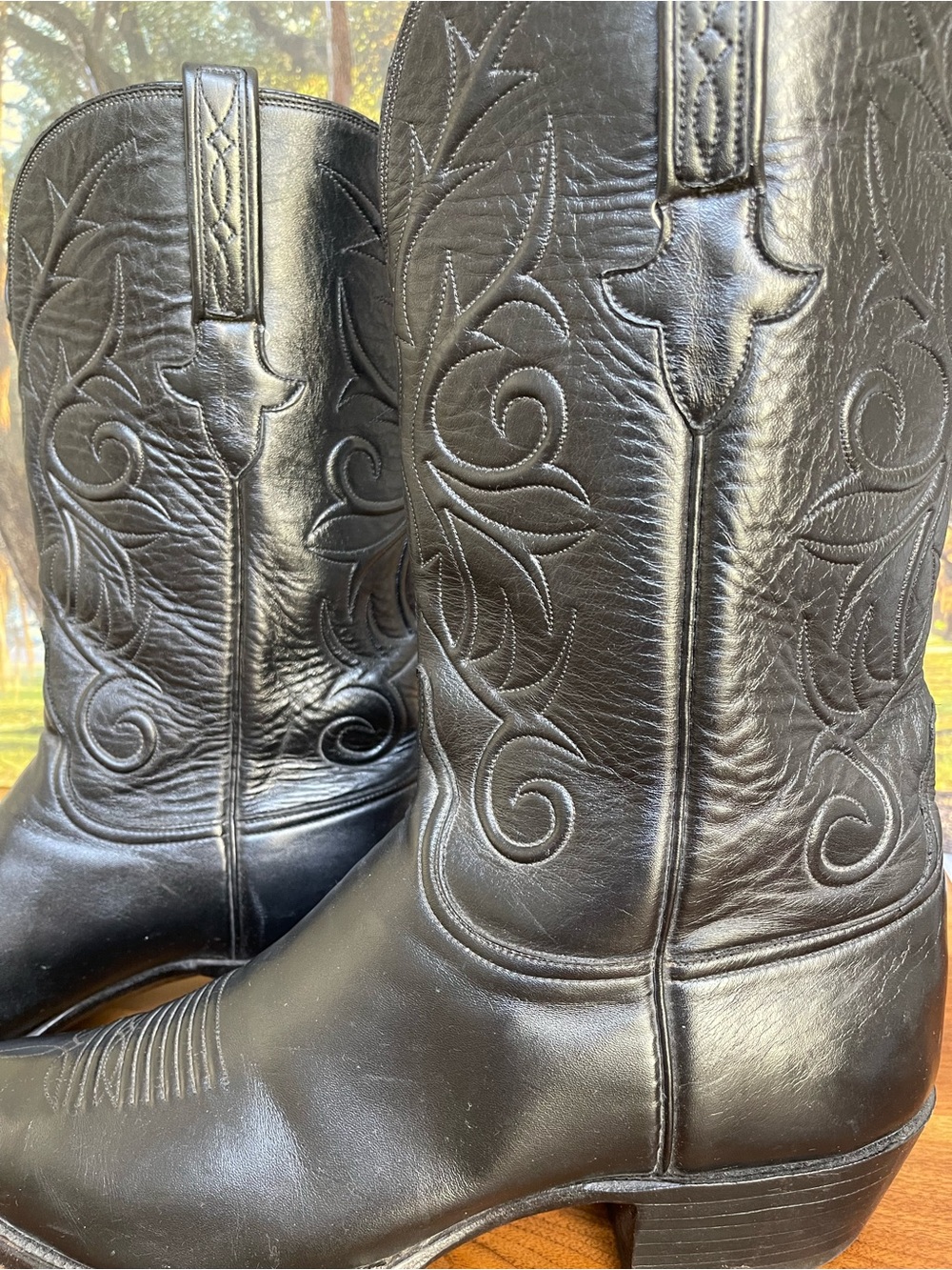 Lucchese boots exclusive for thieves market Leather Cowboy Boots 11 - Picture 2 of 13